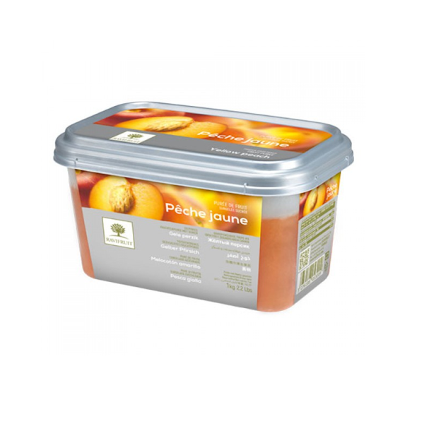 Пюре замороженное Жёлтый персик Ravifruit, 1кг