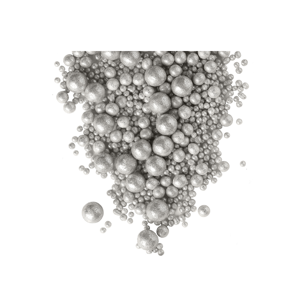 Драже рисовое "Блеск Серебро" 50 гр