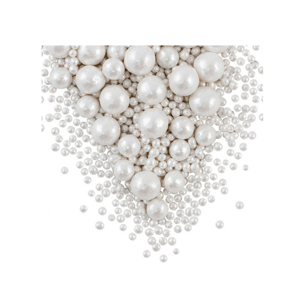 Драже рисовое "Блеск Белый" 50 гр