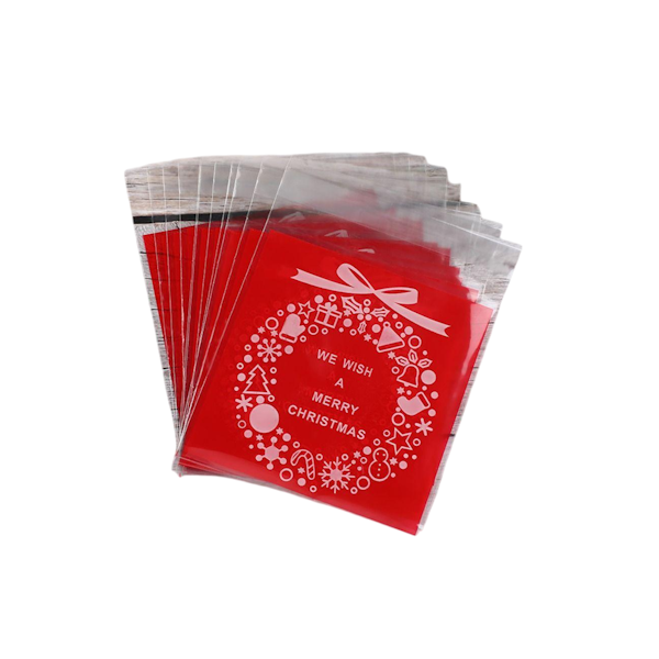 Пакетик Рождественский венок 10*10