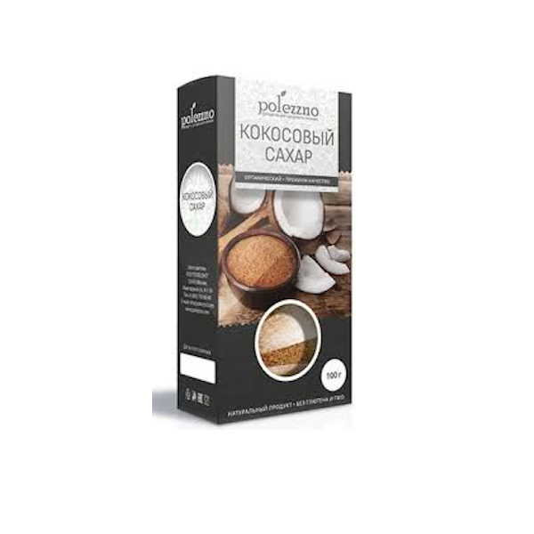 Кокосовый сахар Полеззно 100 гр (мал)