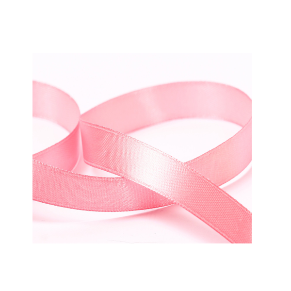 Лента атласная "Розовая" 1,2см х 33 м