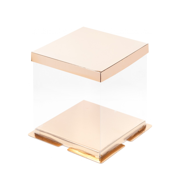 Коробка торт Золотая ПРЕМИУМ 40*40*33см