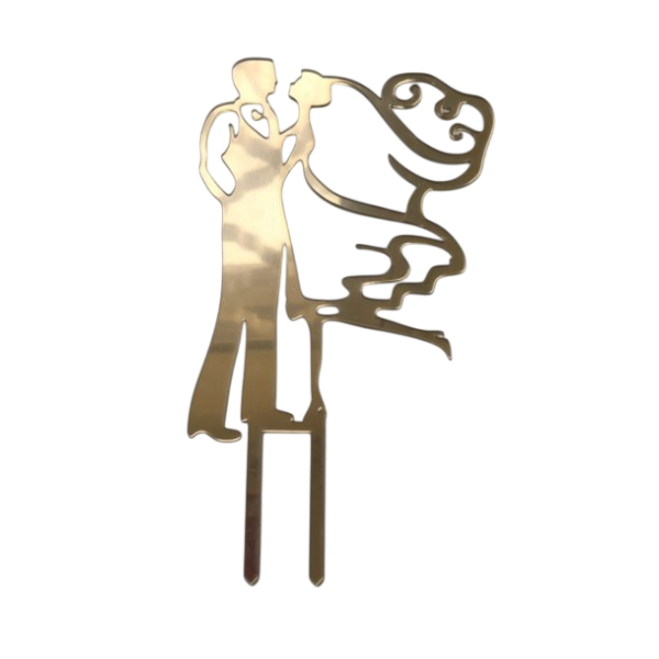 Топпер зеркальный ПАРА №2 (золото)