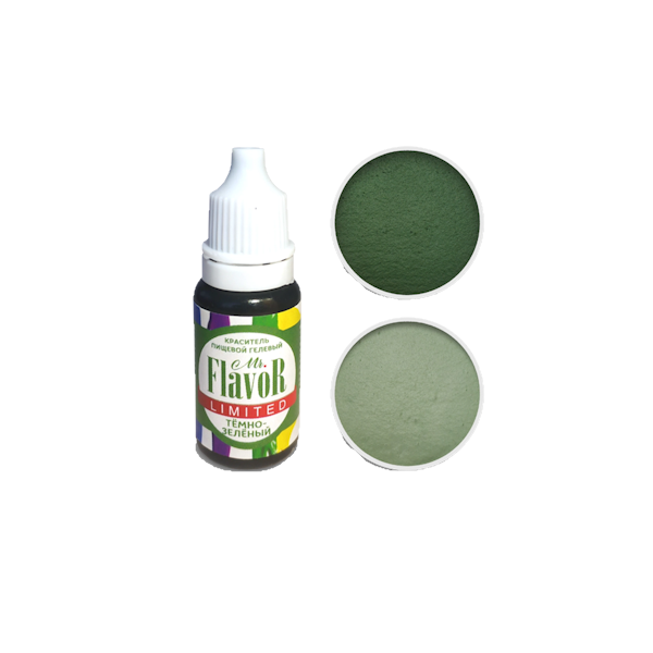 Гелевый краситель Mr Flavor Тёмно-Зелёный 10 мл