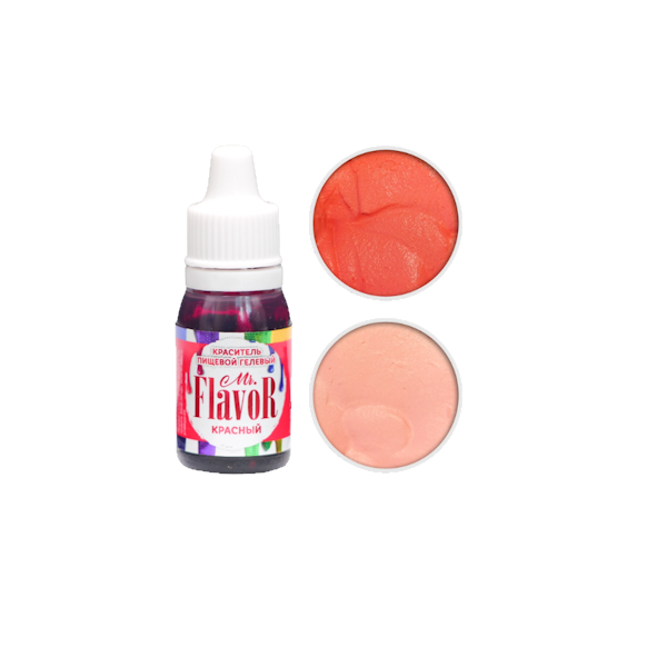 Гелевый краситель Mr Flavor Красный 10 мл