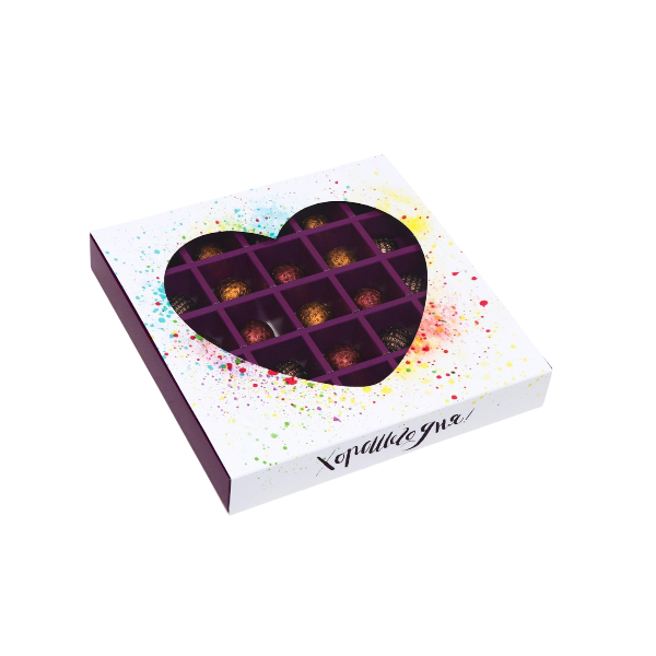 Коробка 25 конфет Зонтики