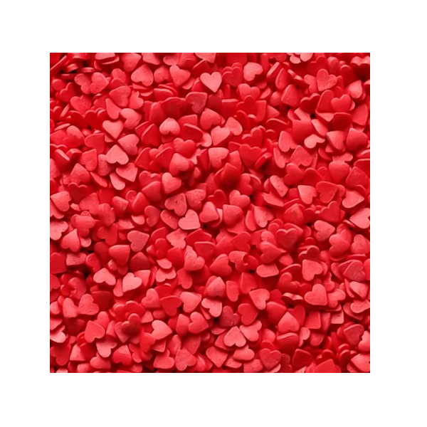Посыпка "Сердечки красные мини" 50 гр