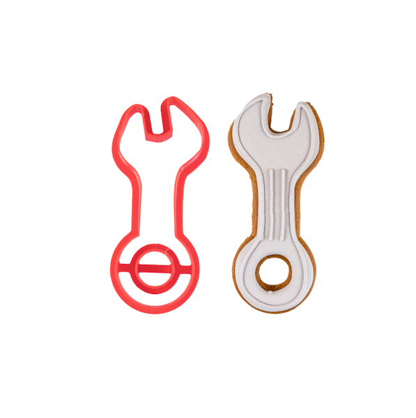 Выруб пластиковая "Гаечный ключ"  9.9*4 см