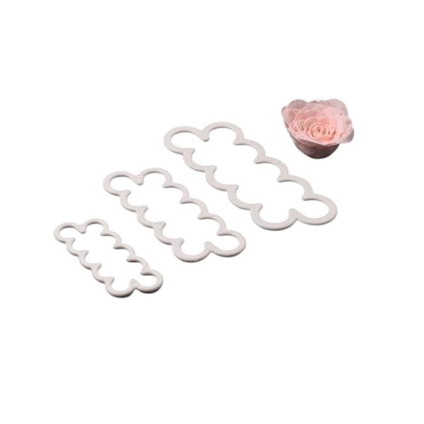 Набор Вырубок Роза 3 предмета