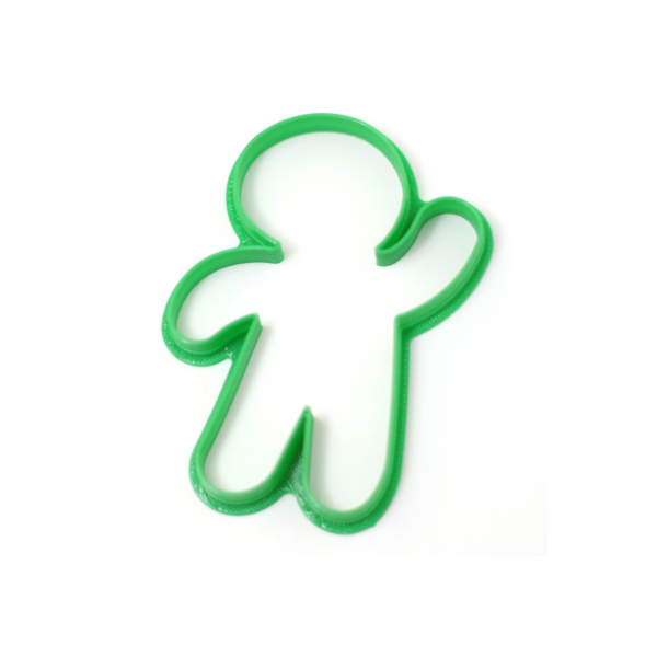 Вырубка пластиковая "Пряня машет" 11см