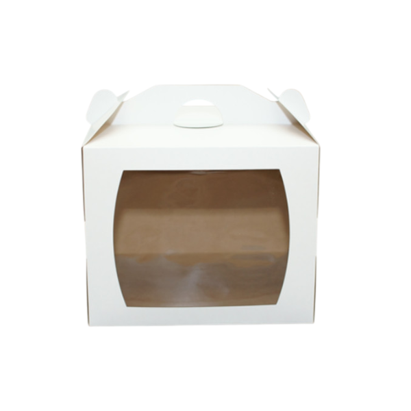 Коробка торт с ручками 30-30-24 см (мягкая)