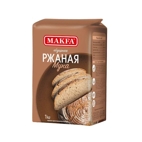 Мука ржаная ц/з Макфа 1 кг