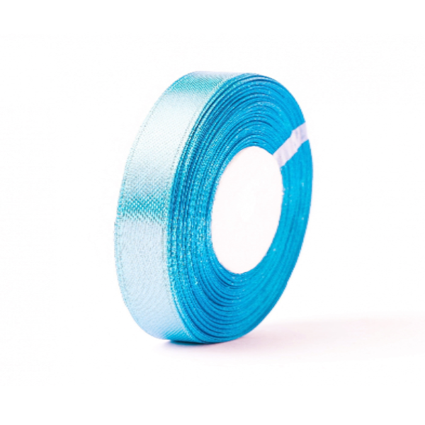 Лента атласная "Голубая" 2см х 20 м