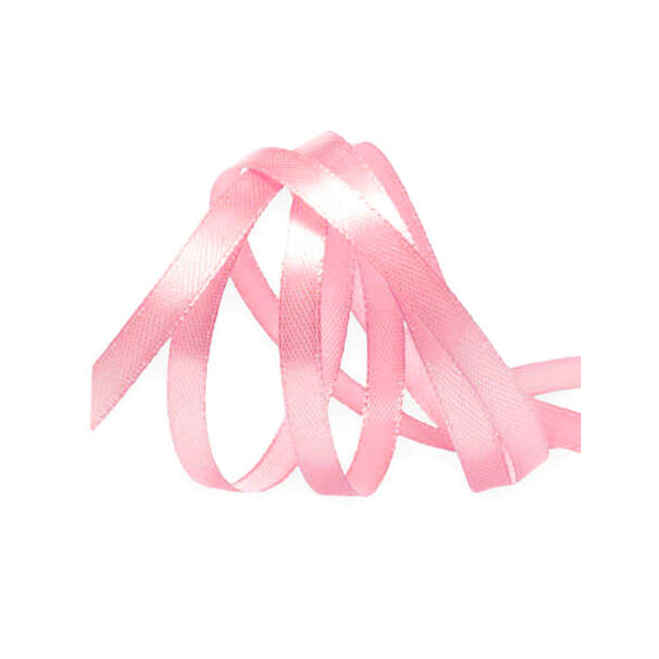 Лента атласная "Нежно-розовая" 1,2см х 22 м