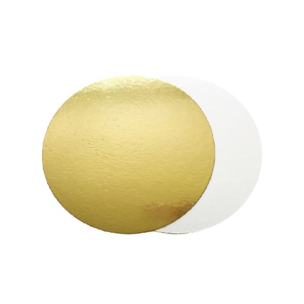 Подложка двухсторонняя ЗОЛОТО/БЕЛАЯ 23см 1,5мм