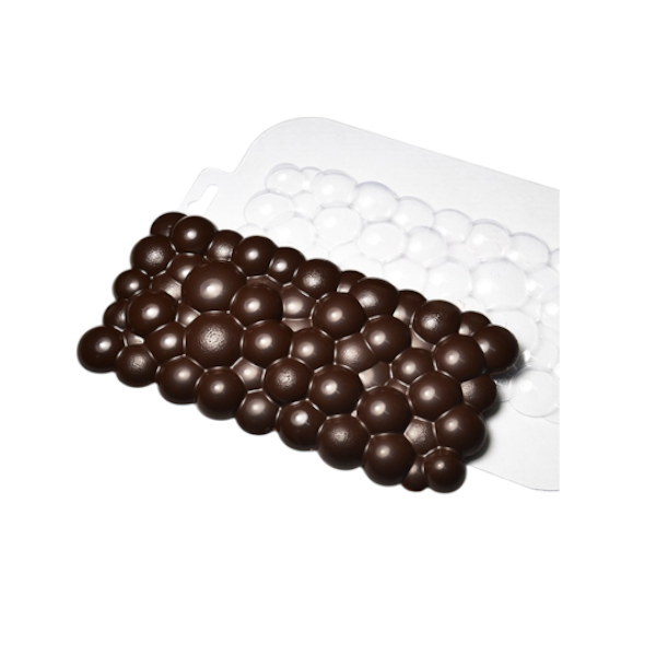 Форма пластик для шоко плитки Пузырьки