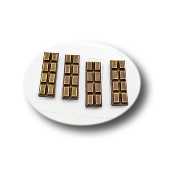 Форма пластик для шоко плитки Батончик 2*4см