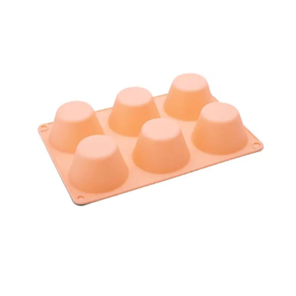 Форма силикон для 6 маффинов 24,5*16,5*3 см