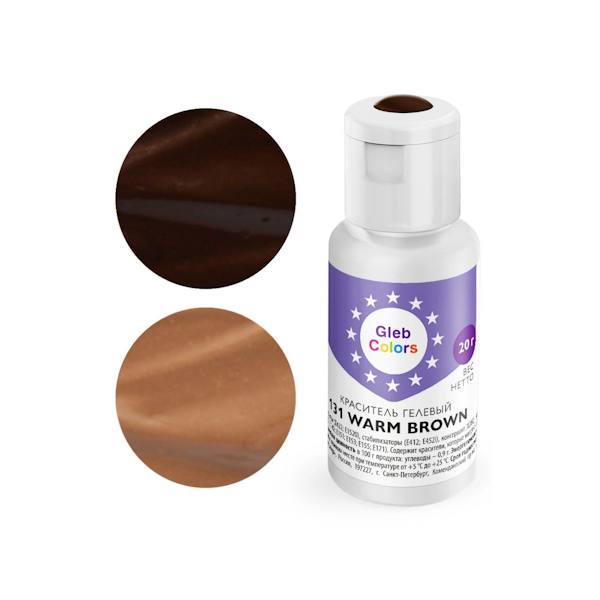 Гелевый краситель GC Warm Brown 20 гр