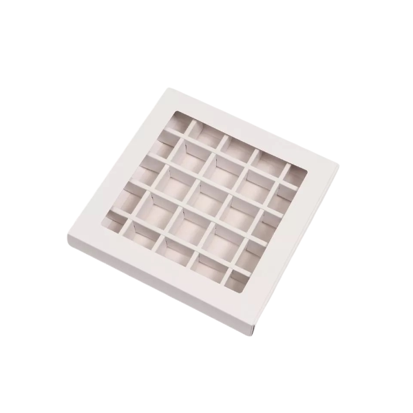 Коробка 25 конфет Белая