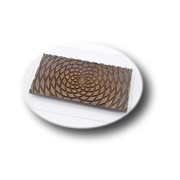 Форма пластик для шоко плитки Гипно