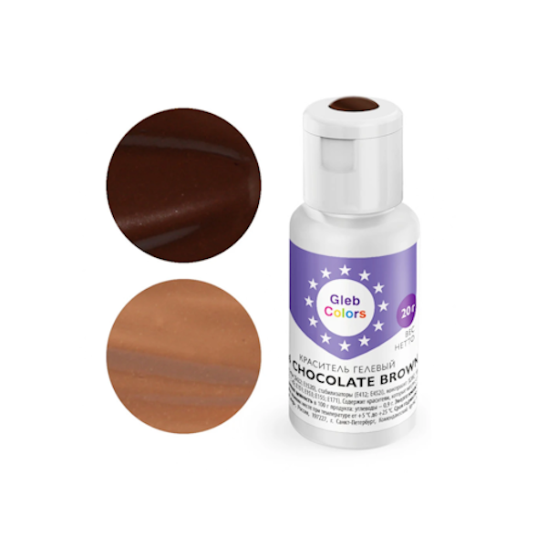 Гелевый краситель GC Chocolate Brown 20 гр