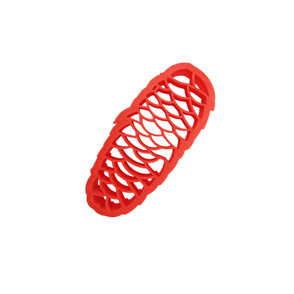 Вырубка пластиковая «Шишка еловая» оттиск 9 см