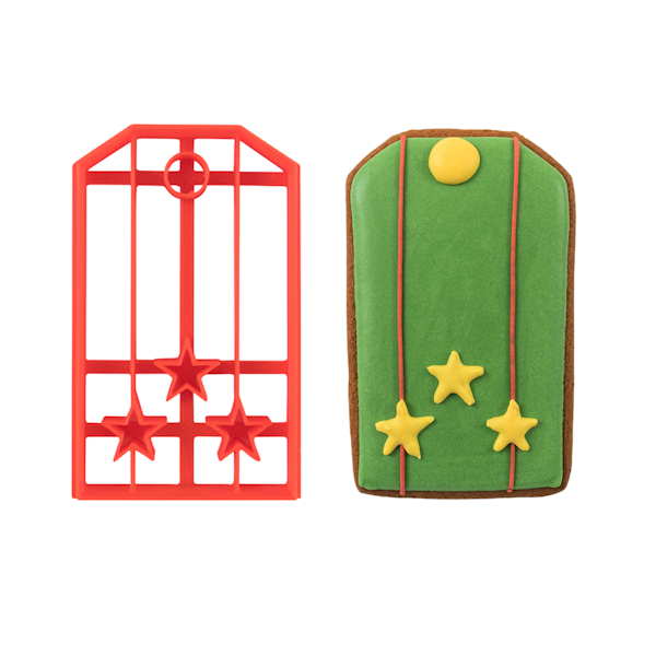 Вырубка пластиковая «Погон» 11*7 см