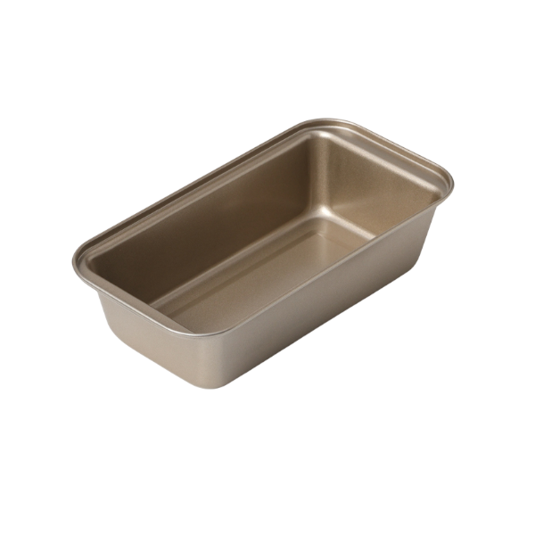 Форма металл Золотая 25*13*6см (хлеб/кекс)