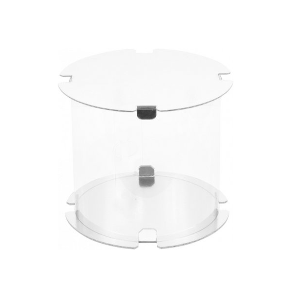 Коробка Цилиндр Белый 20*20см