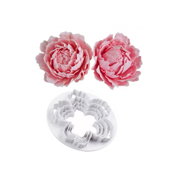 Набор пластик вырубок Пион (4 шт)