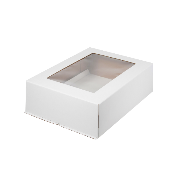 Коробка торт с окном 30-40-12 см (низкая)