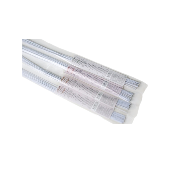 Флористическая проволока Белая 0,7 мм 40 см Florico (30шт)