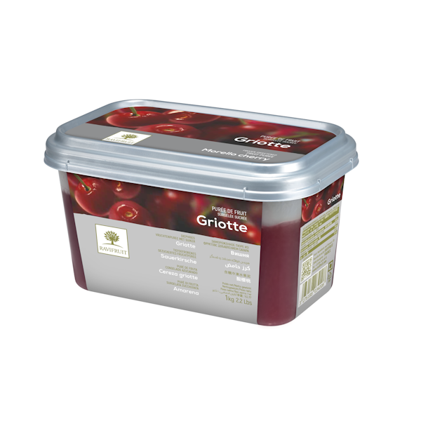 Пюре замороженное Вишня Ravifruit, 1кг