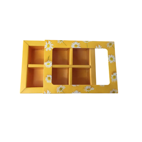 Коробка 6 конфет Солнечная ромашка
