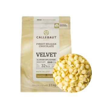 Шоколад белый Вельвет 32% Callebaut (вес) 100 г