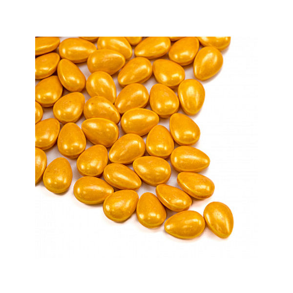 Посыпка "Яйца 3D Золотые " Caramella 50 гр