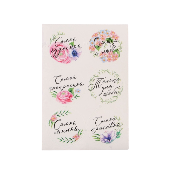 Наклейки Самой чудесной 6 шт