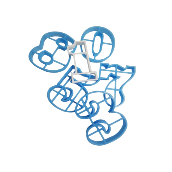 Вырубка пластиковая Цифра 2