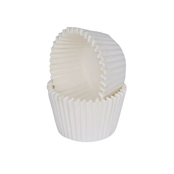 Белые капсулы для капкейков МИДИ 25шт (4,5*3,8см)