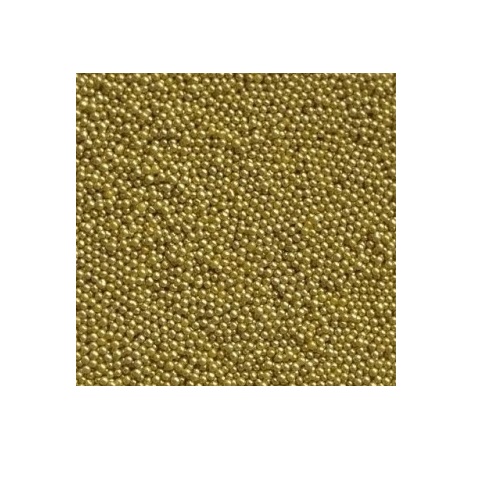 Шарики сахарные Золотые 2мм 50 г