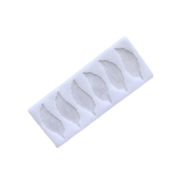 Силикон коврик для шоколада Листики 6 ячеек