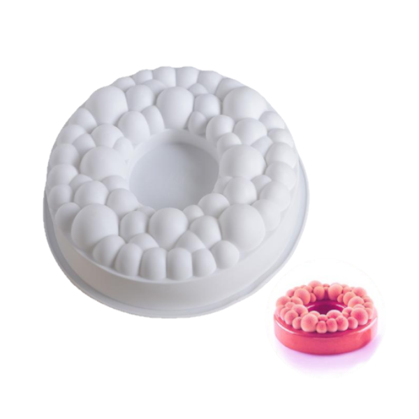 Форма силикон торт Морская пена 24*8см