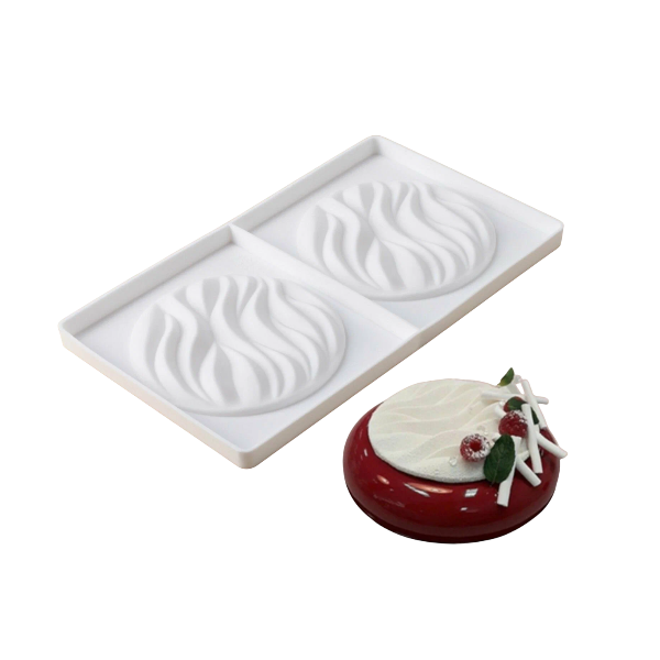 Форма силикон торт Зебрано 2 диска