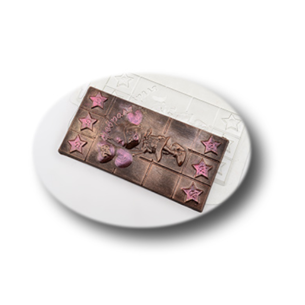 Форма пластик для шоко плитки 23 февраля