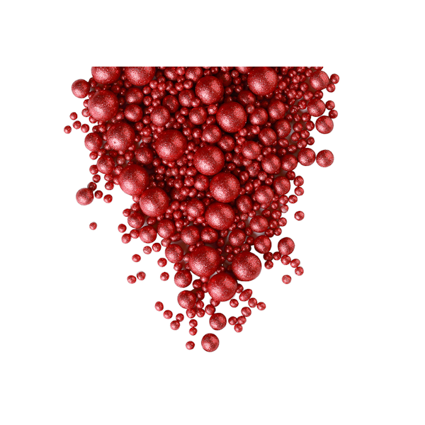 Драже рисовое "Блеск Красный" 50 гр