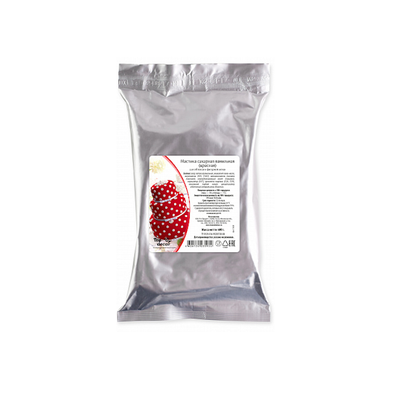 Мастика Красная Топ Декор 600 гр