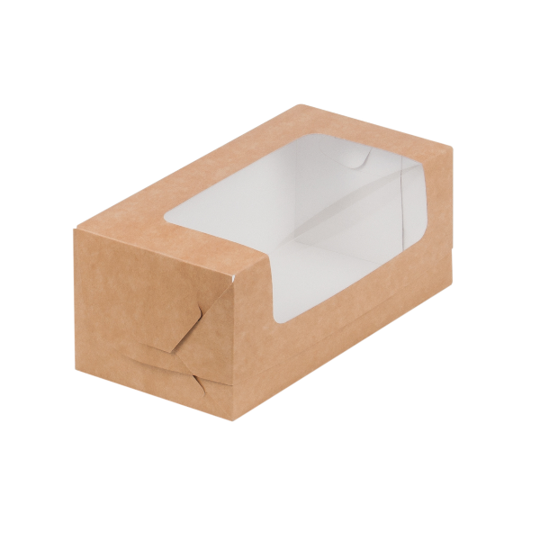 Коробка Крафт для кекса 20*10*10 см
