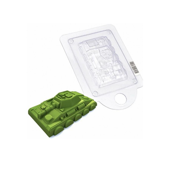 Форма пластик для шоко Танк большой